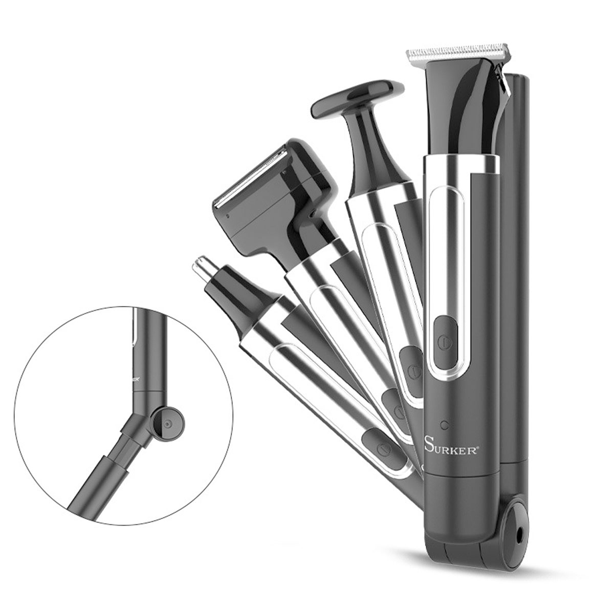 Men'S Grooming Razor Kit - Surker 4-w-1 Golarka dla Mężczyzn Zestaw