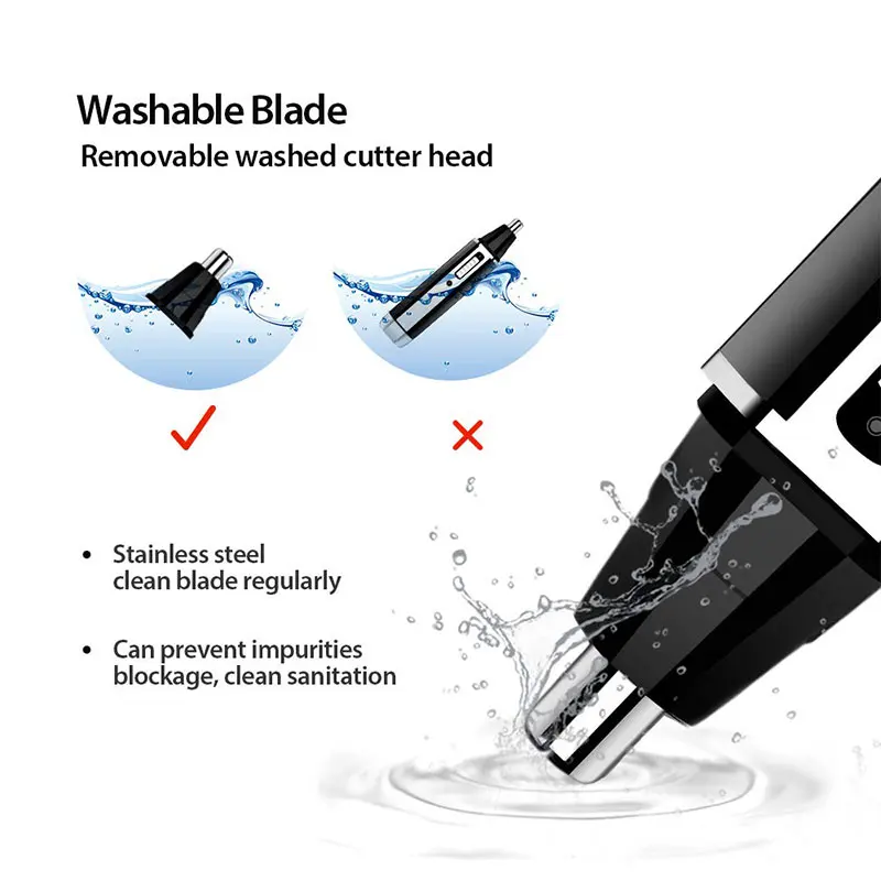 Kemei akumulatorowa elektryczn – Men'S Grooming Nose Hair Trimmer recenzja i cena