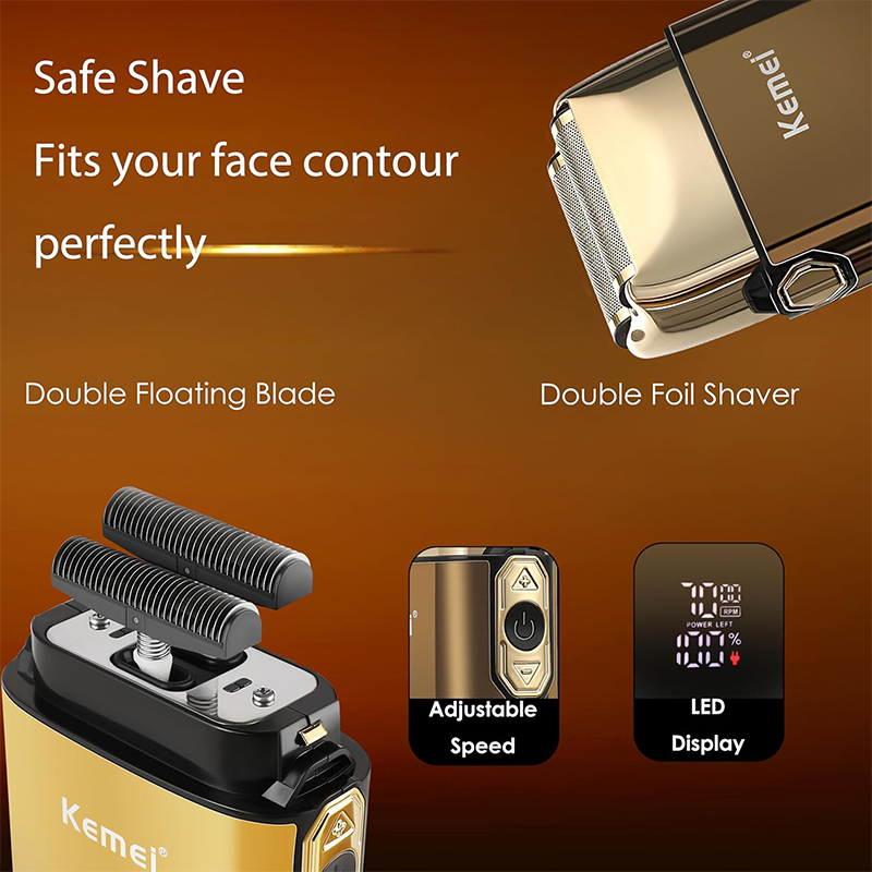 Trymer do włosów Kemei KM-TX10 – Men'S Grooming Razor Kit recenzja i cena