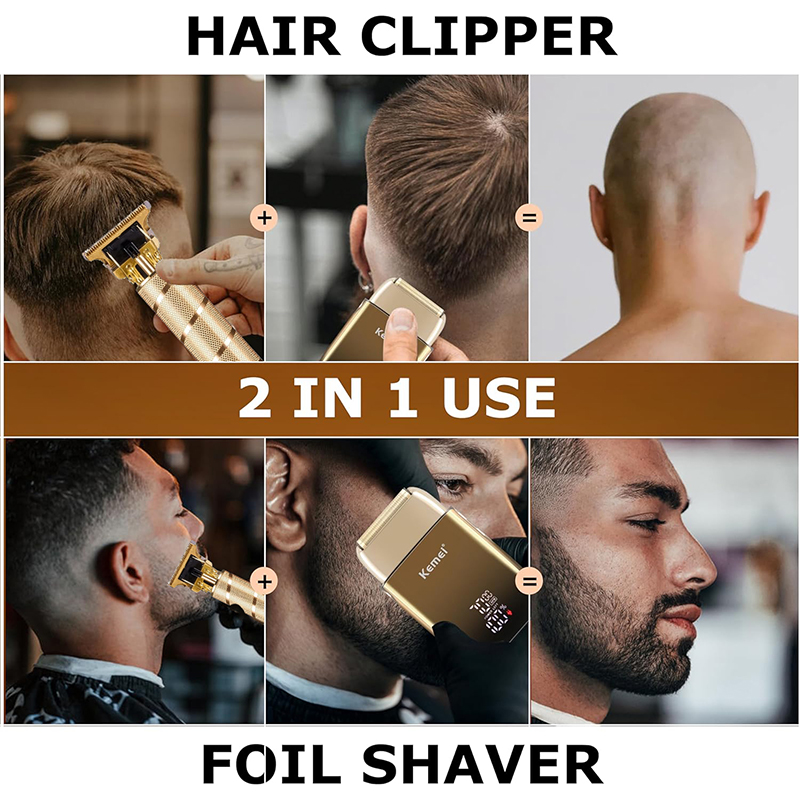 Trymer do włosów Kemei KM-TX10 – Men'S Grooming Razor Kit recenzja i cena